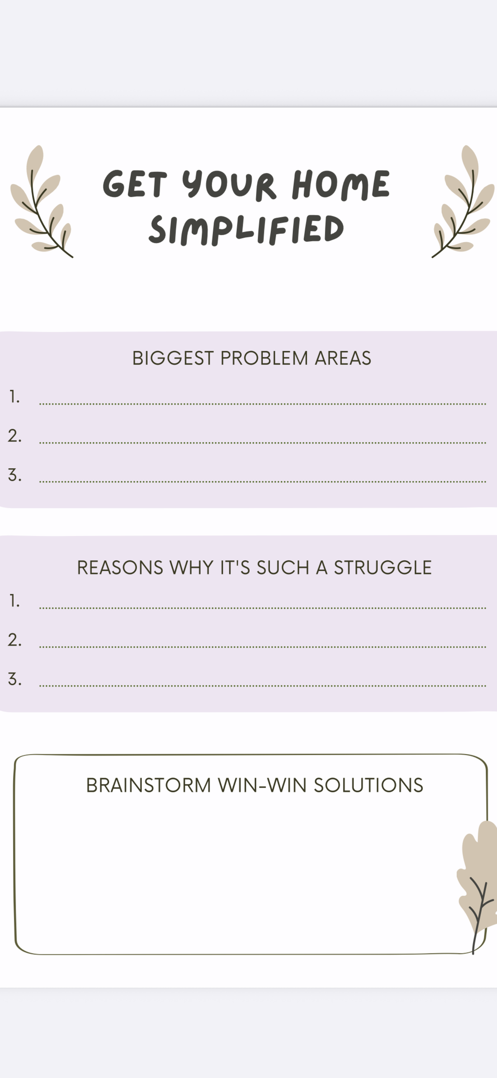 1:1 Virtual Home Simplification Session — Declutter With A Professional Organizer