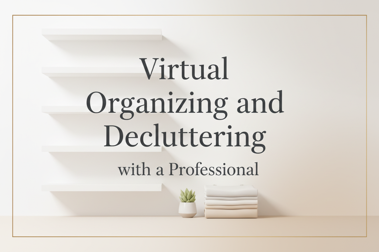 1:1 Virtual Home Simplification Session — Declutter With A Professional Organizer